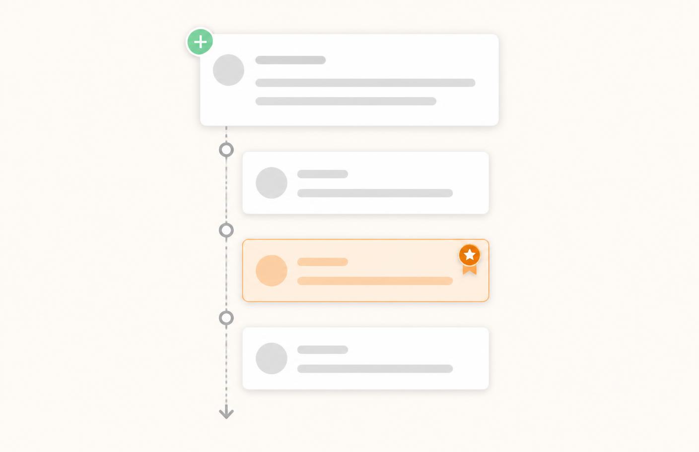 A new question post with a sequence of replies, one of them marked as the placed recommendation